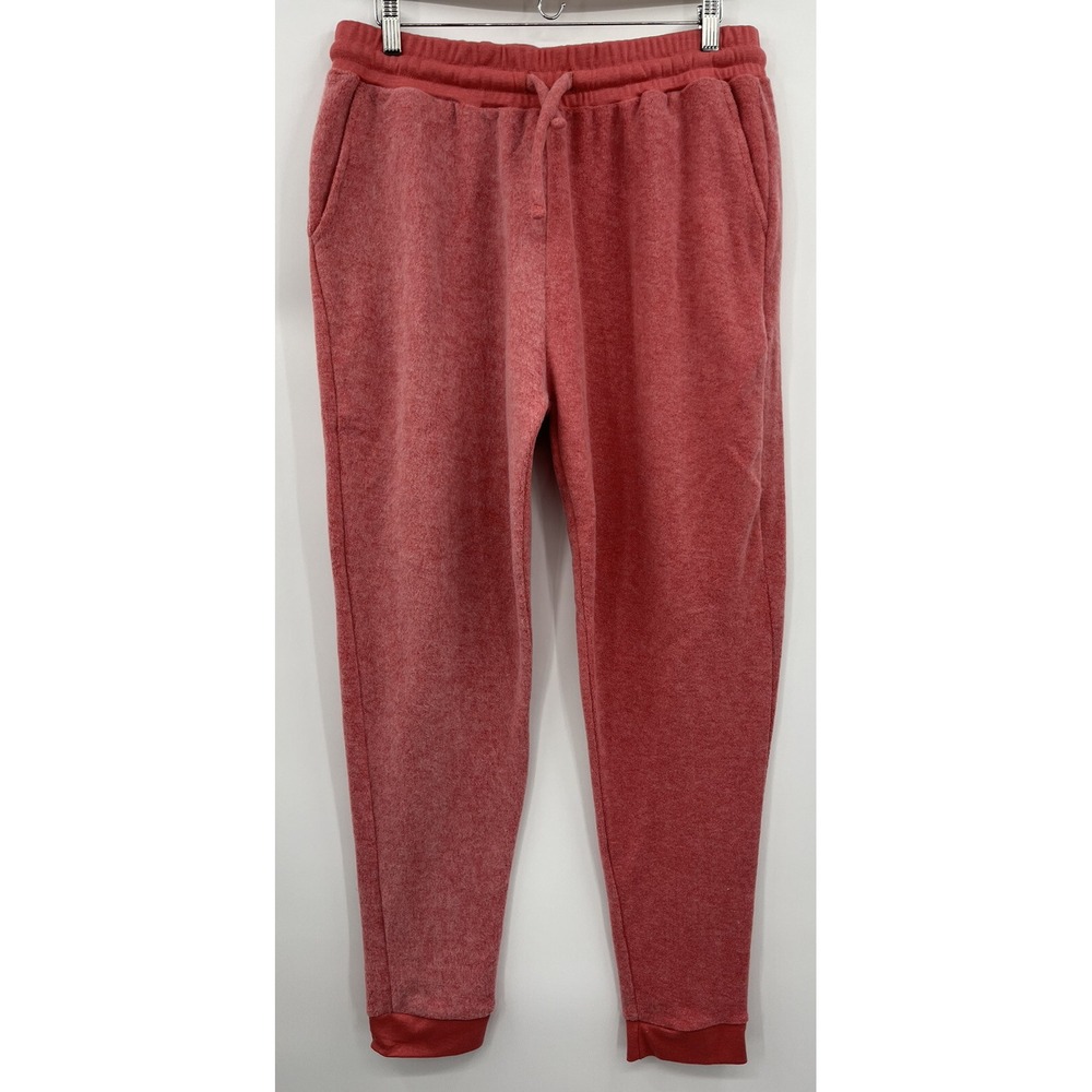 Soft Serve Coral Cloud Cotton Joggers Size 3XL French Terry Made In USA